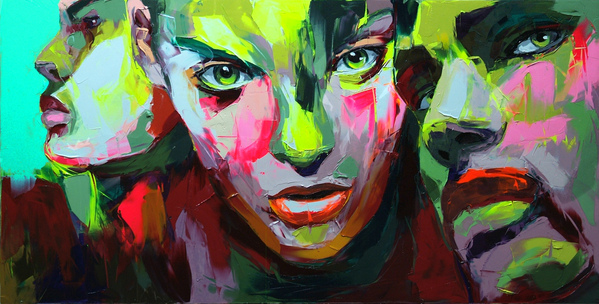 Francoise Nielly Portrait Palette Painting Expression Face239